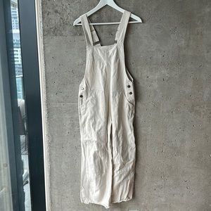 BDG Cream Overalls